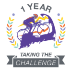 1 year fundraising badge